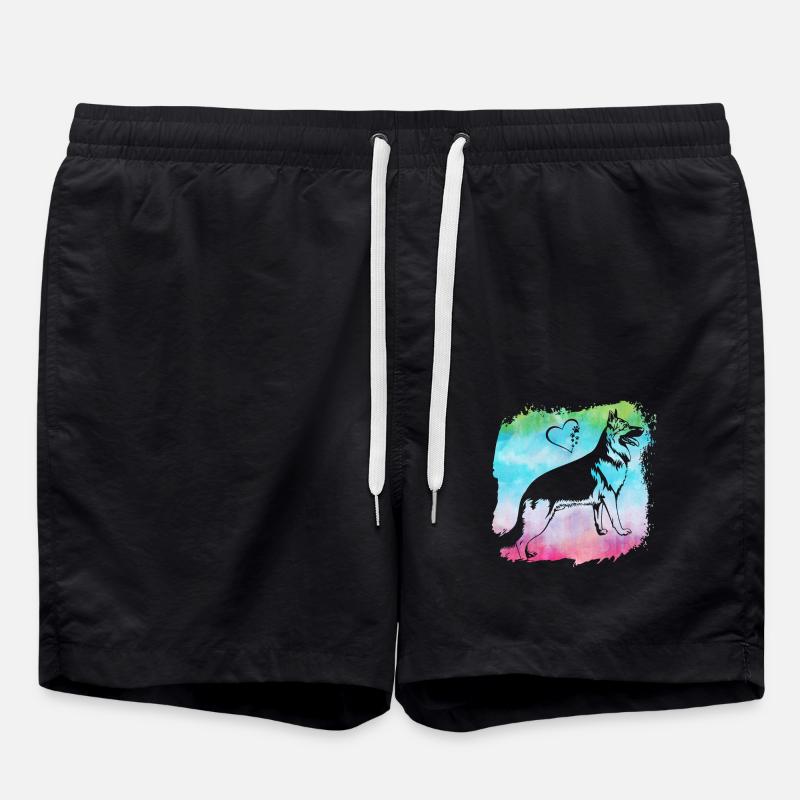 Berger allemand - Short de bain - noir