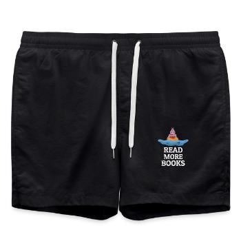 Livres de lecture Livre - Short de bain - noir - Devant - AI Model Male 185 light (185cm)