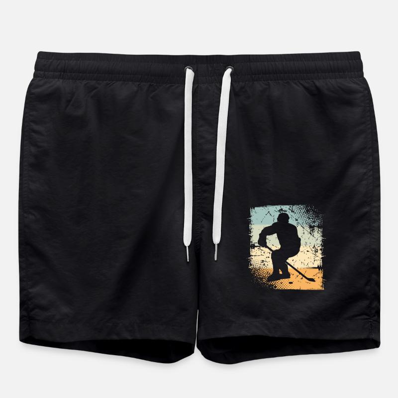 Eishockey Hockey sur glace - Short de bain - noir