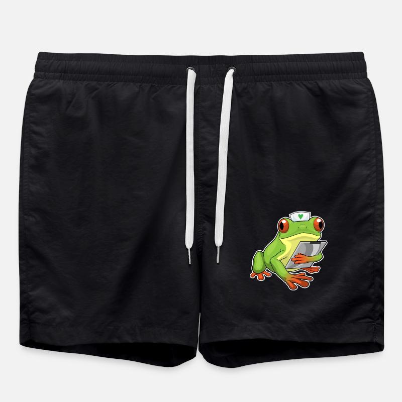 Infirmière grenouille - Short de bain - noir