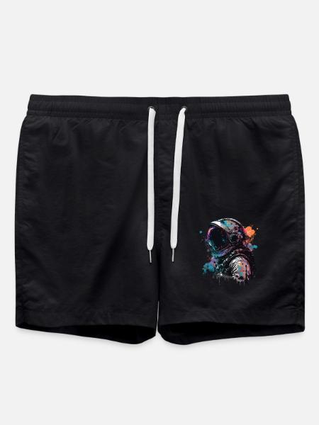 Gothic Astronaut - Swim Trunks - black