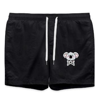 Handball Koala Football Grunge - Short de bain - noir - Devant - AI Model Male 185 light (185cm)