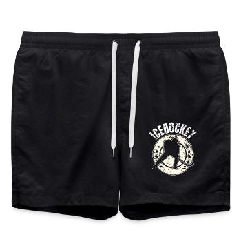 Eishockey Hockey sur glace - Short de bain - noir - Devant - AI Model Male 185 light (185cm)