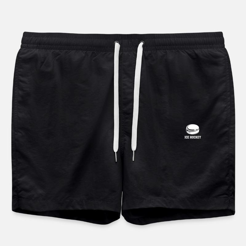 Eishockey Ice Hockey - Swim Trunks - black