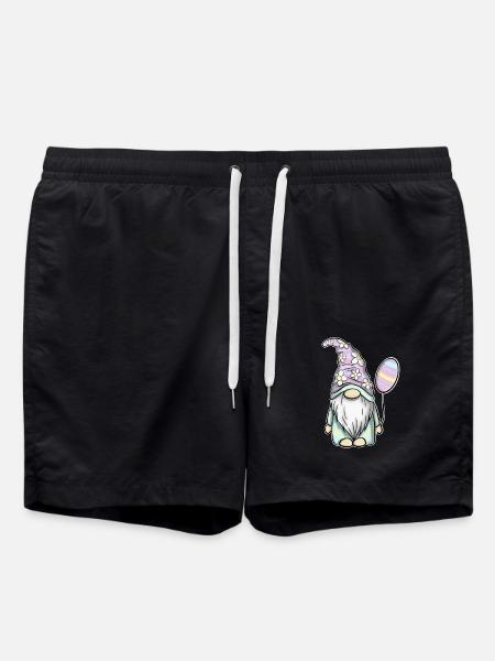 Gnome Gnome's Easter - Swim Trunks - black