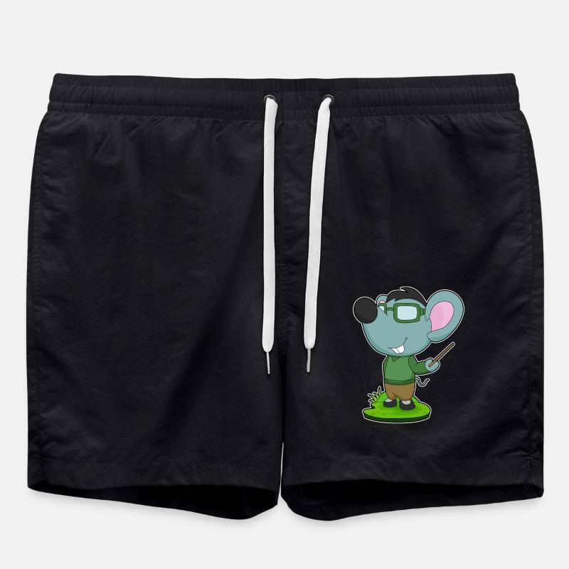 Maus Lehrer Pointer - Badeshorts - Schwarz