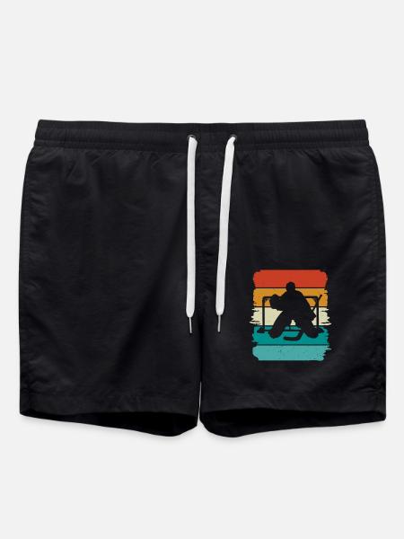 Eishockey Ice Hockey - Swim Trunks - black