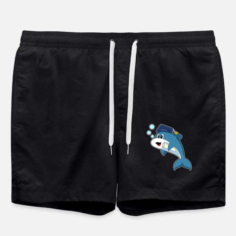 Dolphin Student Diploma - Swim Trunks - black