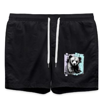Bear - Swim Trunks - black - Front - AI Model Male 185 light (185cm)