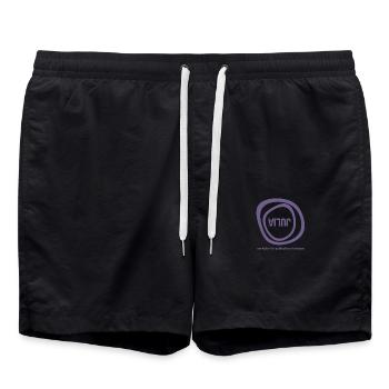 Vorname Julia Sprüche Verkehrt in schlechten - Badeshorts - Schwarz - Vorne - AI Model Male 185 light (185cm)