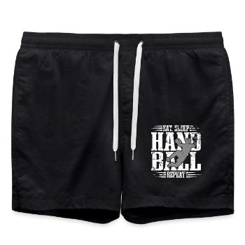 Handball Handballeur - Short de bain - noir - Devant - AI Model Male 185 light (185cm)