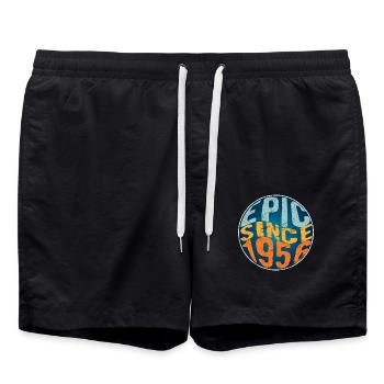 Epic since 1956 - Swim Trunks - black - Front - AI Model Male 185 light (185cm)