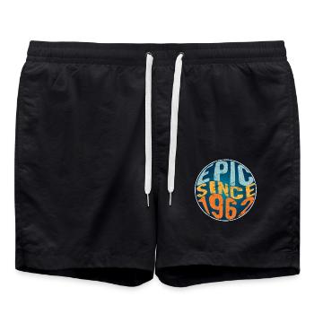Epic since 1962 - Swim Trunks - black - Front - AI Model Male 185 light (185cm)