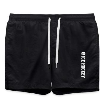 Eishockey Hockey sur glace - Short de bain - noir - Devant - AI Model Male 185 light (185cm)