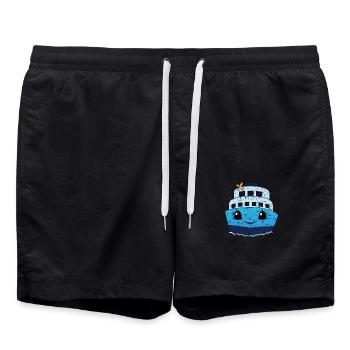 Cruise Ship Cruise Cruise Women - Swim Trunks - black - Front - AI Model Male 185 light (185cm)