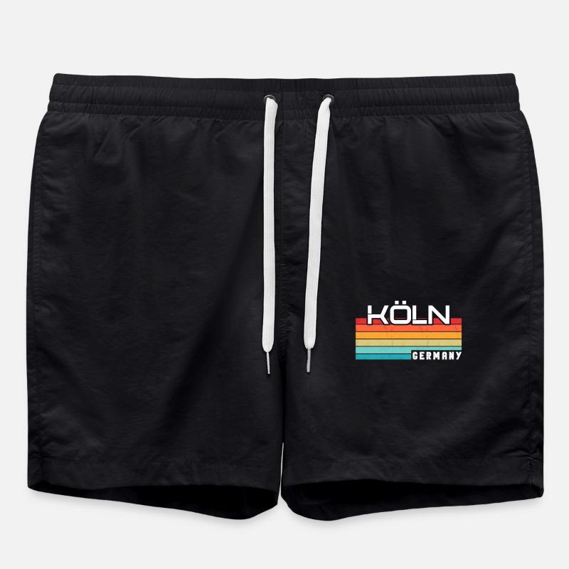 Kölnerin Kölner Köln - Badeshorts - Schwarz