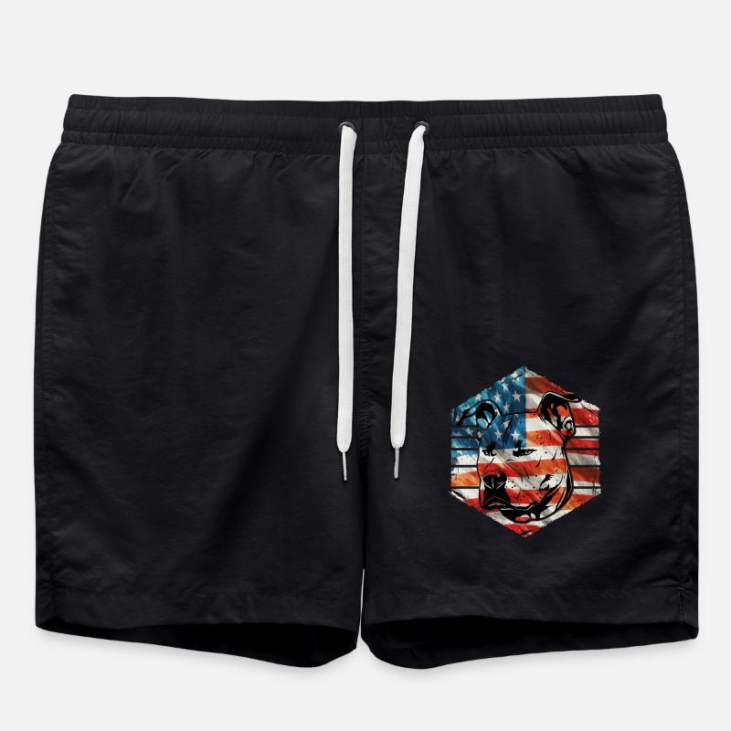 Pitbull USA - Swim Trunks - black