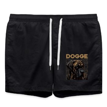Great Dane Great Dane Dog Dogs Great Dane - Swim Trunks - black - Front - AI Model Male 185 light (185cm)