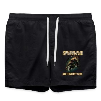 Plongeur plongeur plongeur - Short de bain - noir - Devant - AI Model Male 185 light (185cm)