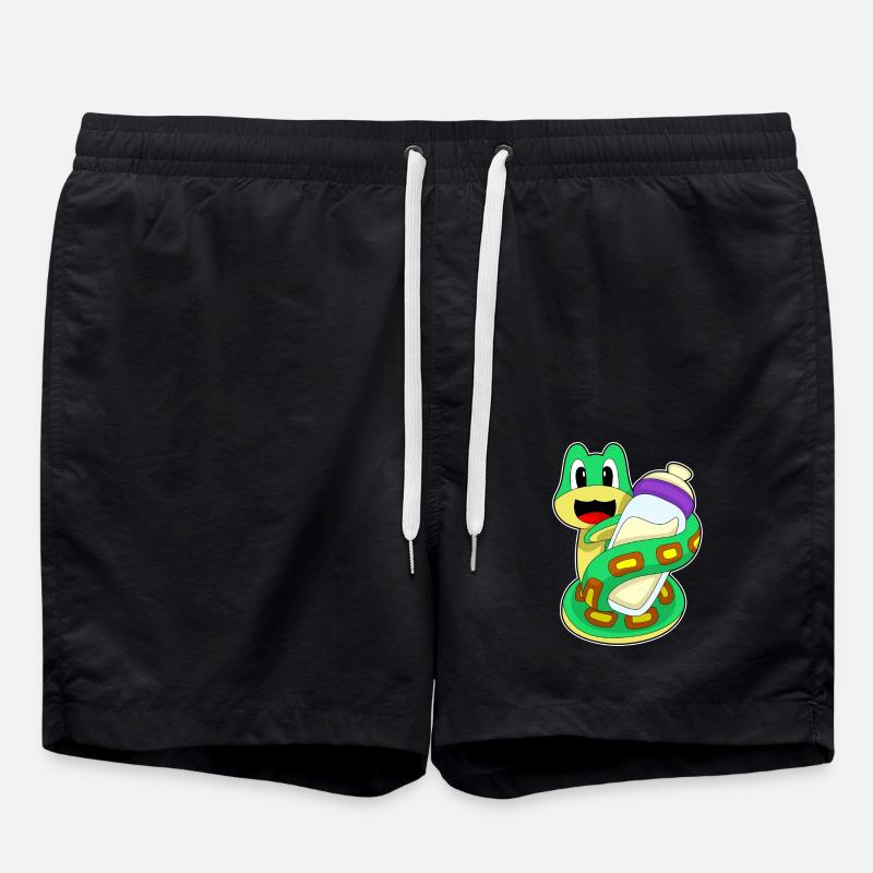 Snake Baby Bottle Milk - Swim Trunks - black