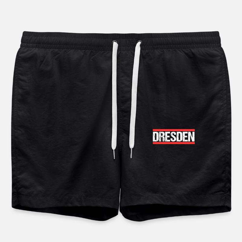 Dresdnerin Dresdner Dresden - Badeshorts - Schwarz