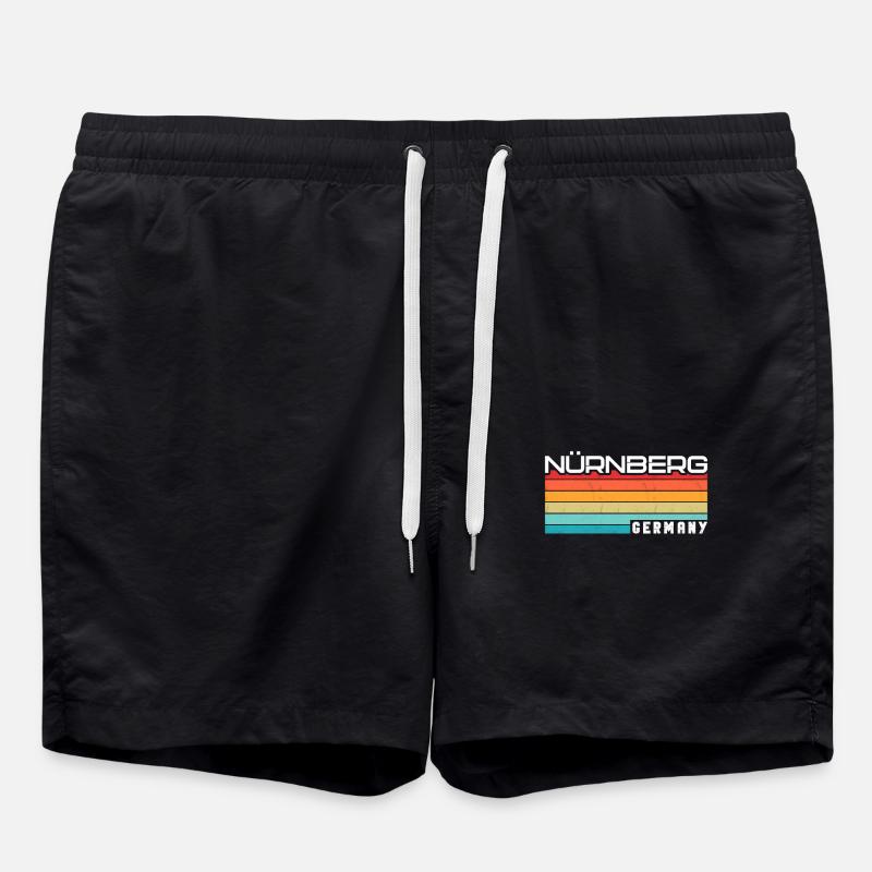 Nuremberg, Nuremberg, Nuremberg - Swim Trunks - black