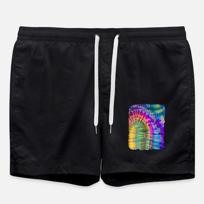 Tie Dye Batik - Short de bain - noir