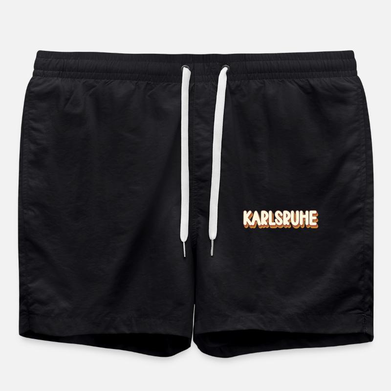 Karlsruherin Karlsruher Karlsruhe - Short de bain - noir