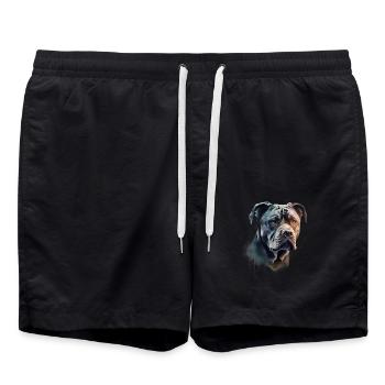 Cane Corso für einen Cane Corso Besitzer - Badeshorts - Schwarz - Vorne - AI Model Male 185 light (185cm)