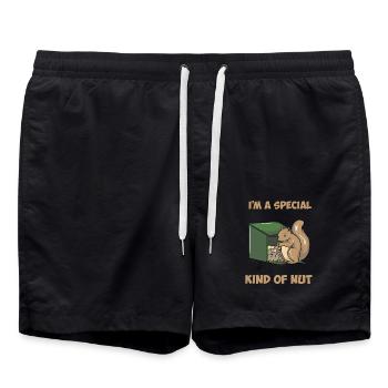 Alimentation des écureuils - Short de bain - noir - Devant - AI Model Male 185 light (185cm)
