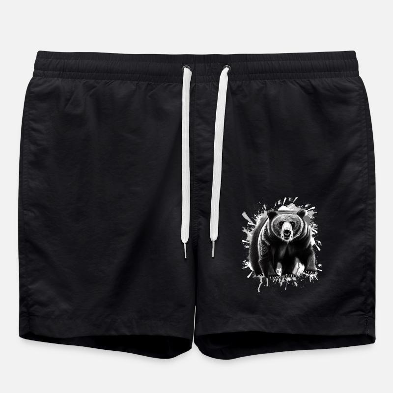Ours - Short de bain - noir
