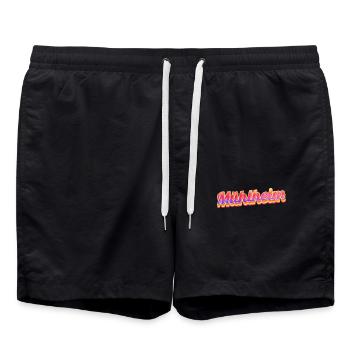Mühlheimerin Mühlheimer Mühlheim - Swim Trunks - black - Front - AI Model Male 185 light (185cm)