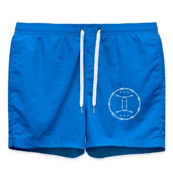 Gemini zodiac sign - Swim Trunks - cobalt blue - Front
