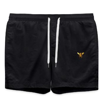 abeille abeille apiculteur abeille patron apiculteur abeilles - Short de bain - noir - Devant - AI Model Male 185 light (185cm)