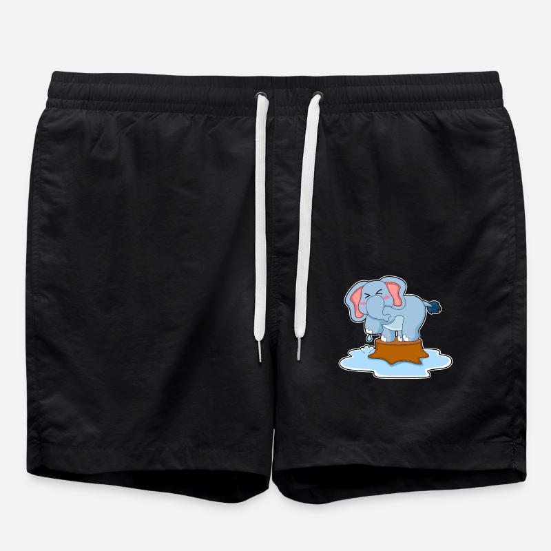 Elephant Water - Swim Trunks - black