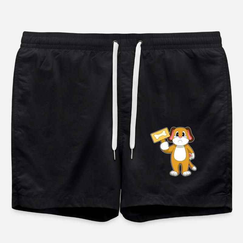 Dog bones - Swim Trunks - black