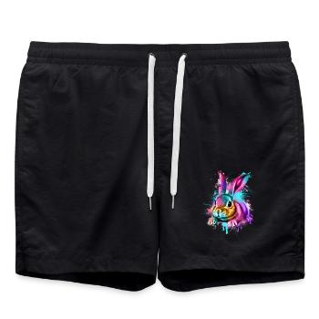 Lapin Lapin - Short de bain - noir - Devant - AI Model Male 185 light (185cm)