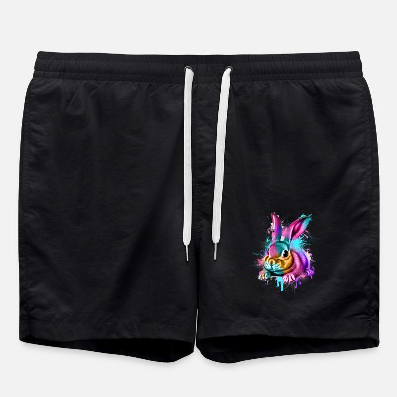 Rabbit Rabbit - Swim Trunks - black