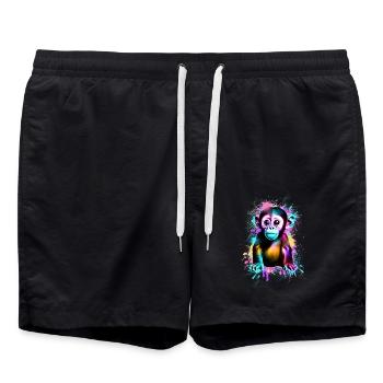 Singe - Short de bain - noir - Devant - AI Model Male 185 light (185cm)
