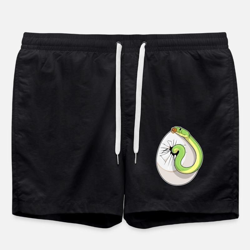 Slangeegg smokk - Badeshorts - svart