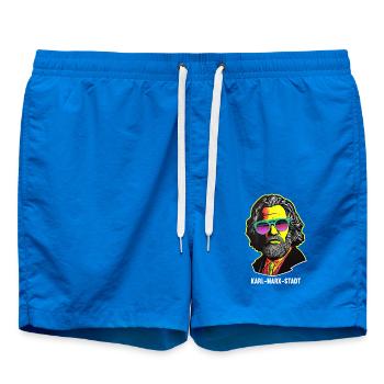 Kommunismus Links Marxismus Karl Marx - Badeshorts - Cobalt blue - Vorne