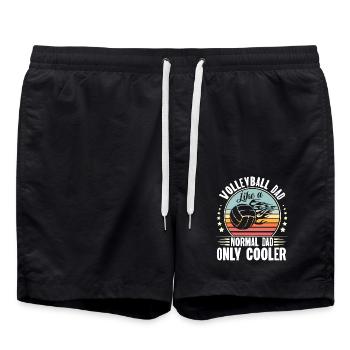 Volleyball Daddy - Swim Trunks - black - Front - AI Model Male 185 light (185cm)