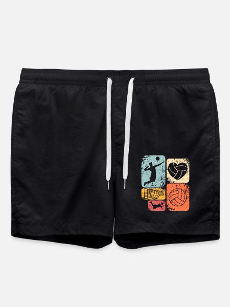 Volleyball - Badeshorts - Schwarz