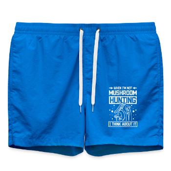 Pensez à la chasse aux champignons - Short de bain - cobalt blue - Devant