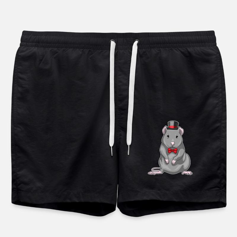 Rat Groom Wedding - Swim Trunks - black