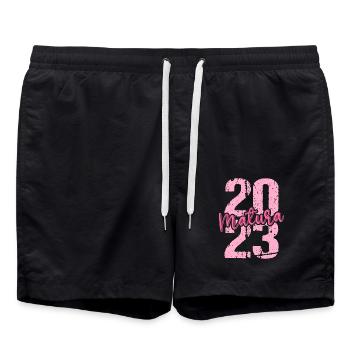 Matura Jeunes Filles Femmes et Hommes Matura 2023 - Short de bain - noir - Devant - AI Model Male 185 light (185cm)
