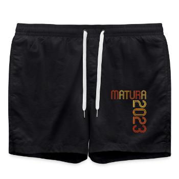 Matura Jeunes Filles Femmes et Hommes Matura 2023 - Short de bain - noir - Devant - AI Model Male 185 light (185cm)