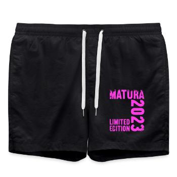 Matura Jeunes Filles Femmes et Hommes Matura 2023 - Short de bain - noir - Devant - AI Model Male 185 light (185cm)
