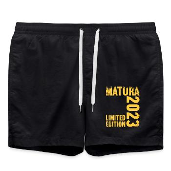 Matura Jeunes Filles Femmes et Hommes Matura 2023 - Short de bain - noir - Devant - AI Model Male 185 light (185cm)