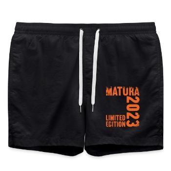 Matura Jeunes Filles Femmes et Hommes Matura 2023 - Short de bain - noir - Devant - AI Model Male 185 light (185cm)